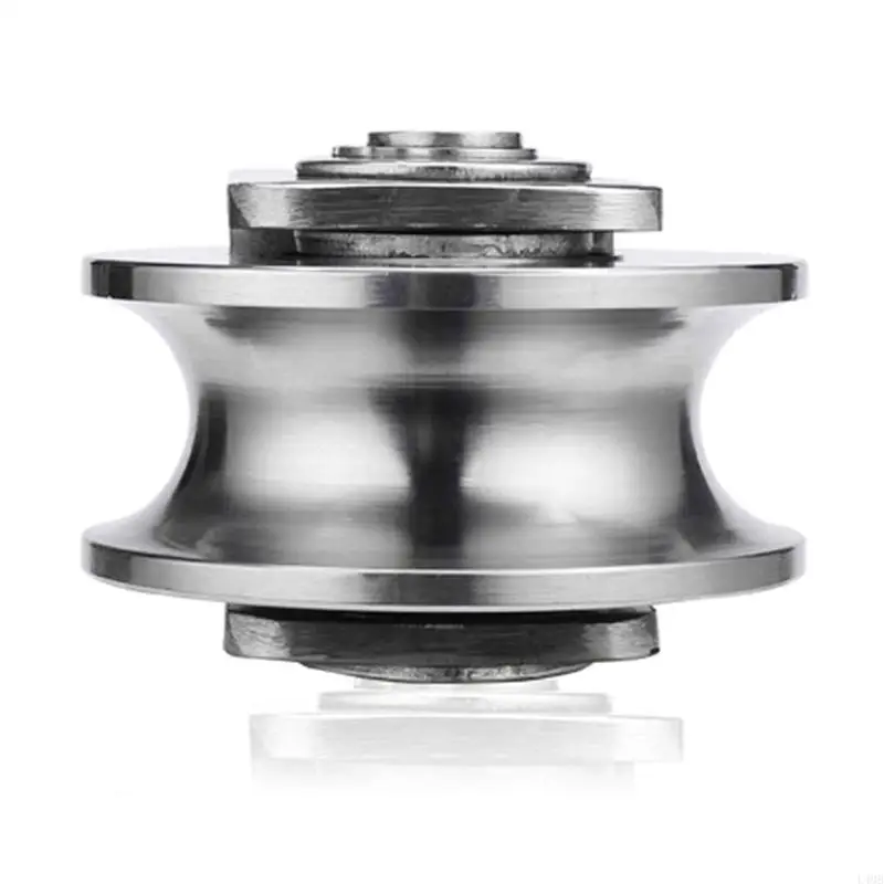 L4MB 부식 방지 그루브 휠 풀리 자형 롤러 22mm 휠 두께