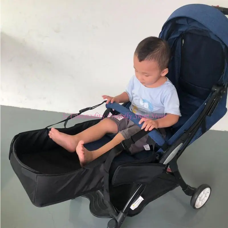 

85AE Upgraded Pram Feet Extension Footrest Pushchair Accessories Extended Board for Baby Universal Stroller 50x30cm