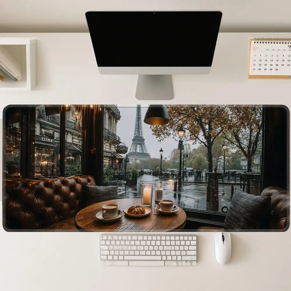 

Comfort Desk Mat Mouse Pad Durable Desk Mat Smooth Cloth Surface Non Slip Rubber Base for Computer PC Laptop Keyboard Work Offic