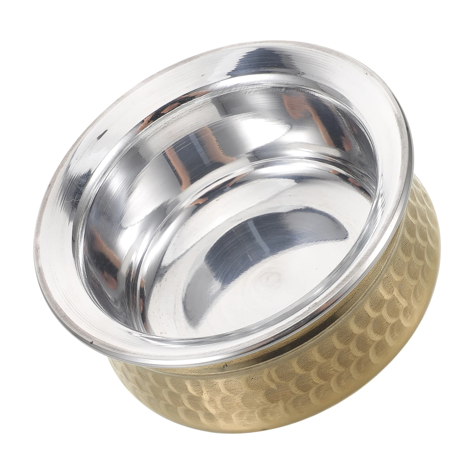 

Indian Style Dinner Bowl Traditional Cooking Vessel For Rice Curry Balti Serving Dish Shallow Pot Stove Top Indian Food