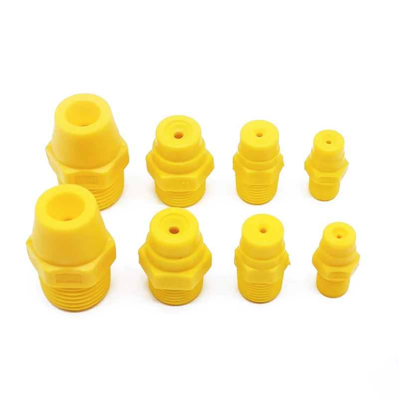 ( 20 Pcs/Lot ) 1/8' 1/4' 3/8' 1/2' 3/4' Plastic Solid Full Cone Spray Nozzle, Industrial / Factory Cleaning, Dust Removal Nozzle