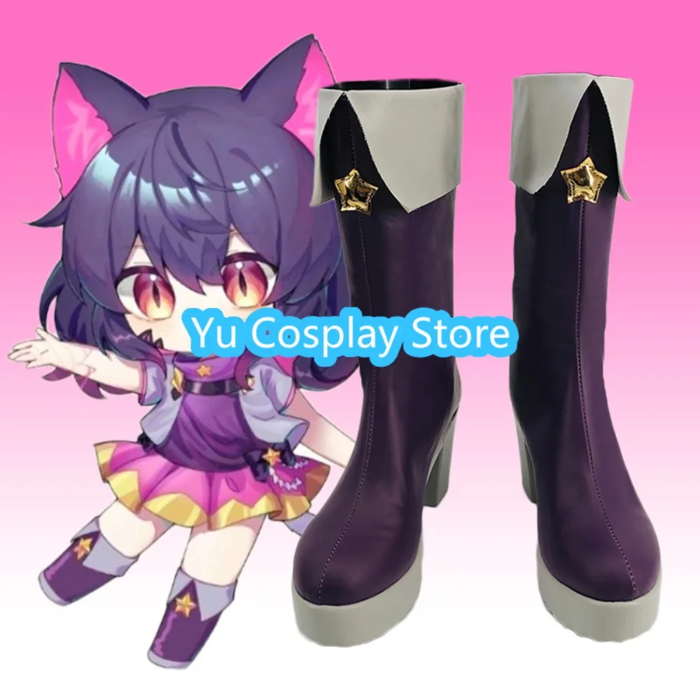 

Yu Cosplay Store Mier Cosplay Shoes Anime Performance Halloween Role Play Shoes Boots Anime Game Costume Props Anime