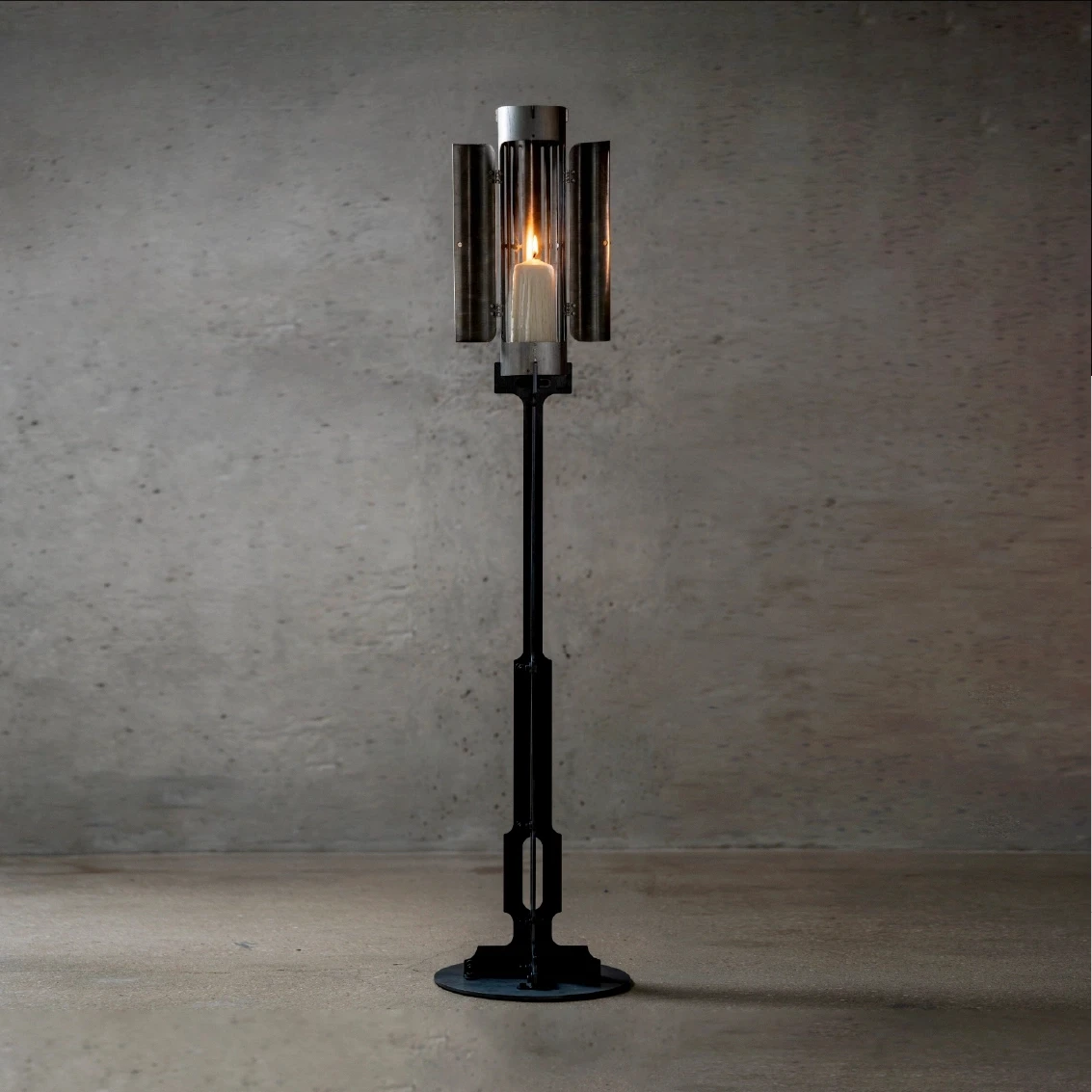 Aromatherapy, candle holder, medieval gothic industrial style, candle
