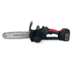 12 Inch Cordless Electric Chainsaw High Power Brushless Lithium Battery Saw Tree Cutting Branch Trimming