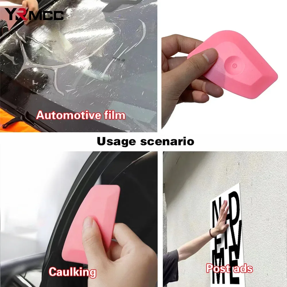 Pink Foil Squeegee Hard Card Squeegee Scraper Tint Car Vinyl Film Wrap Tools Label And Sticker Remover Car Styling Accessories