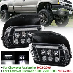 2pcs/set Car Front Fog Light Daytime Running Light for Chevrolet Silverado 1500 2500 3500 2003-2006/Avalanche 2002-2006