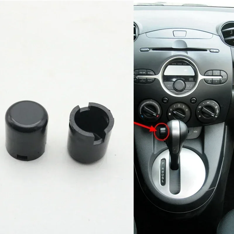 1pcs Car Interior Automatic Gear Shift Knob Button Cover For Mazda 2 Demio 2007-2014