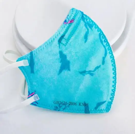 نقية قناع الأطفال تصفية مستوى ضئيلة وخفيفة الوزن قابلة للطي تصميم 5 قطعة/صندوق