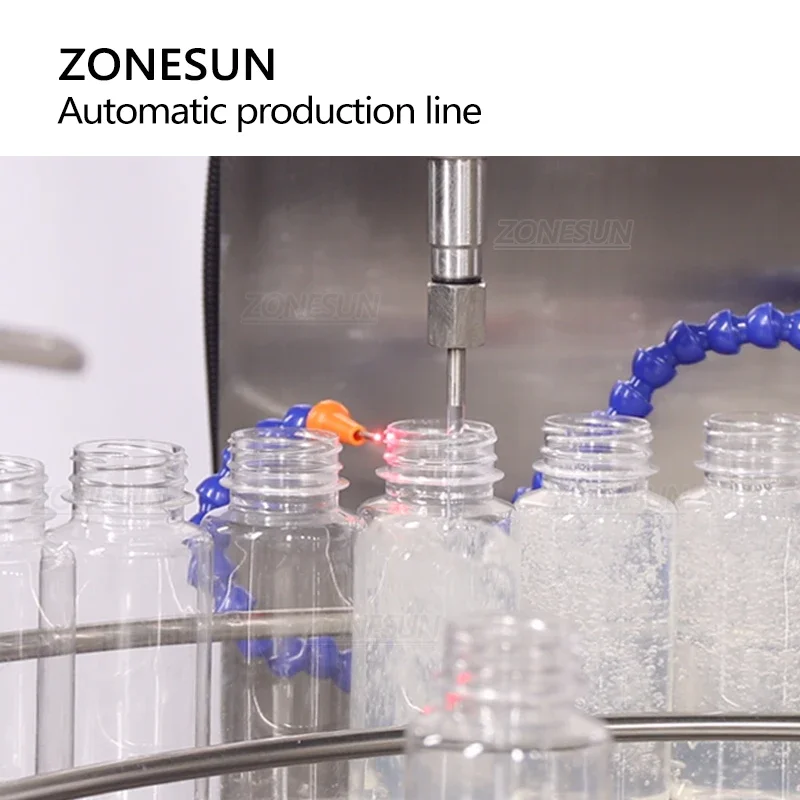 ZONESUN ZS-VTRP1 Automated Production Line Paste Filling Capping Labeling Machine