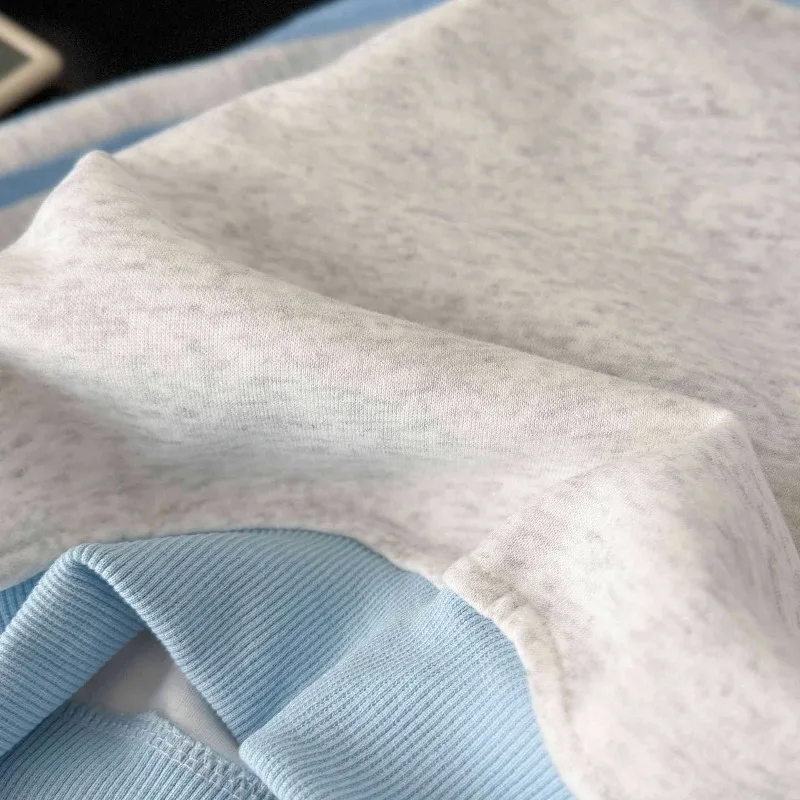 Herbst-Winter-Kleidungsset für Mädchen, 2-teilig, für Kinder von 1 bis 10 Jahren, bestehend aus einem gestickten Mantel mit Reißverschluss und einer weichen Hose, ideal als Trainingsanzug. – Detail 12