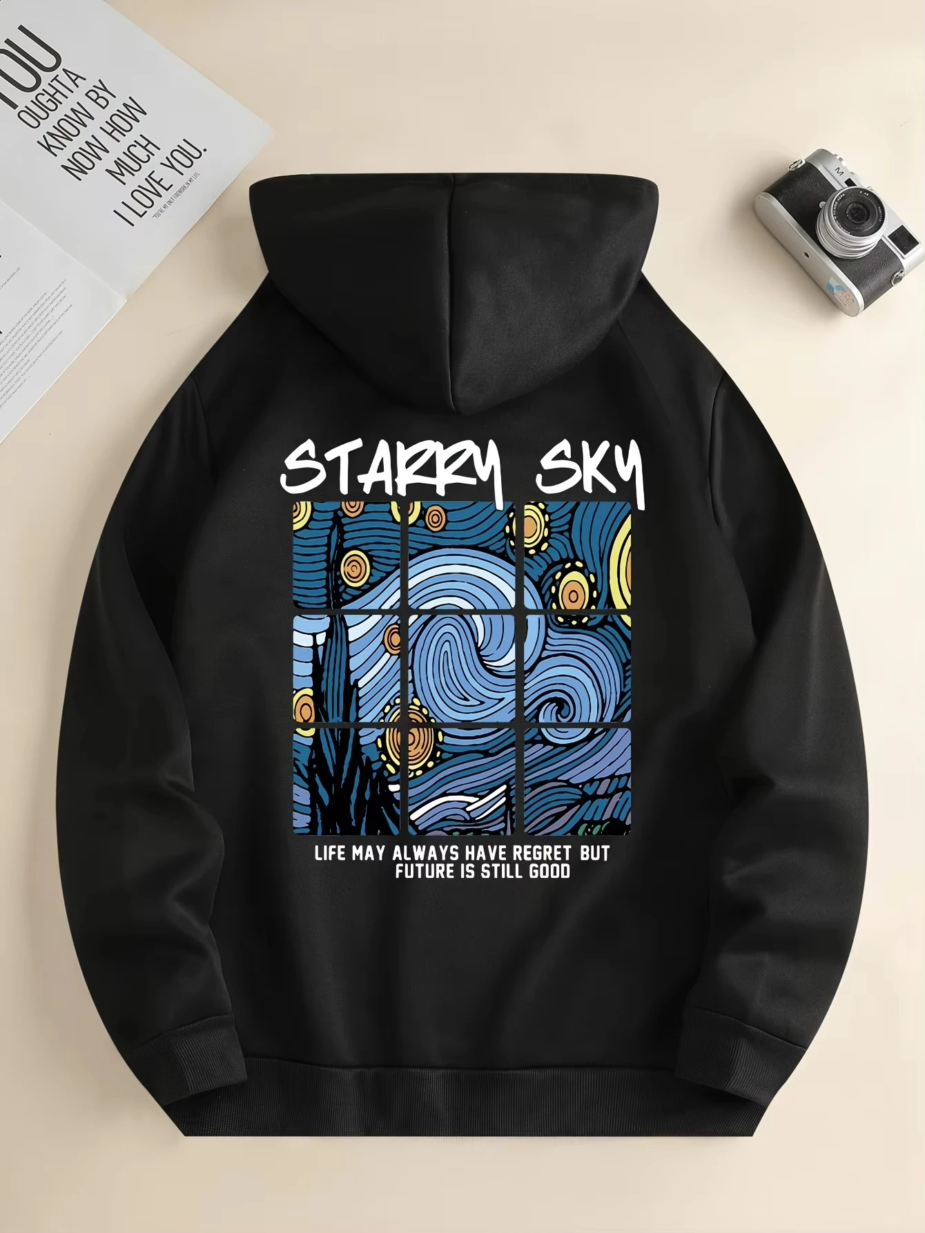 2026 New Fashion Hoodie Spring Autumn Casual Hoodie Sweatshirt Men's Painting Print Kangaroo Pocket Hoodie Hoodie Sweatshirt
