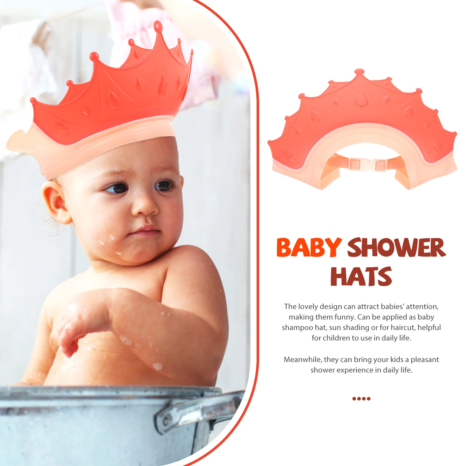 Shampoo Children's Shower Cap Infant Hair Bonnet Practical Wash Hat Tpe Kids Waterproof