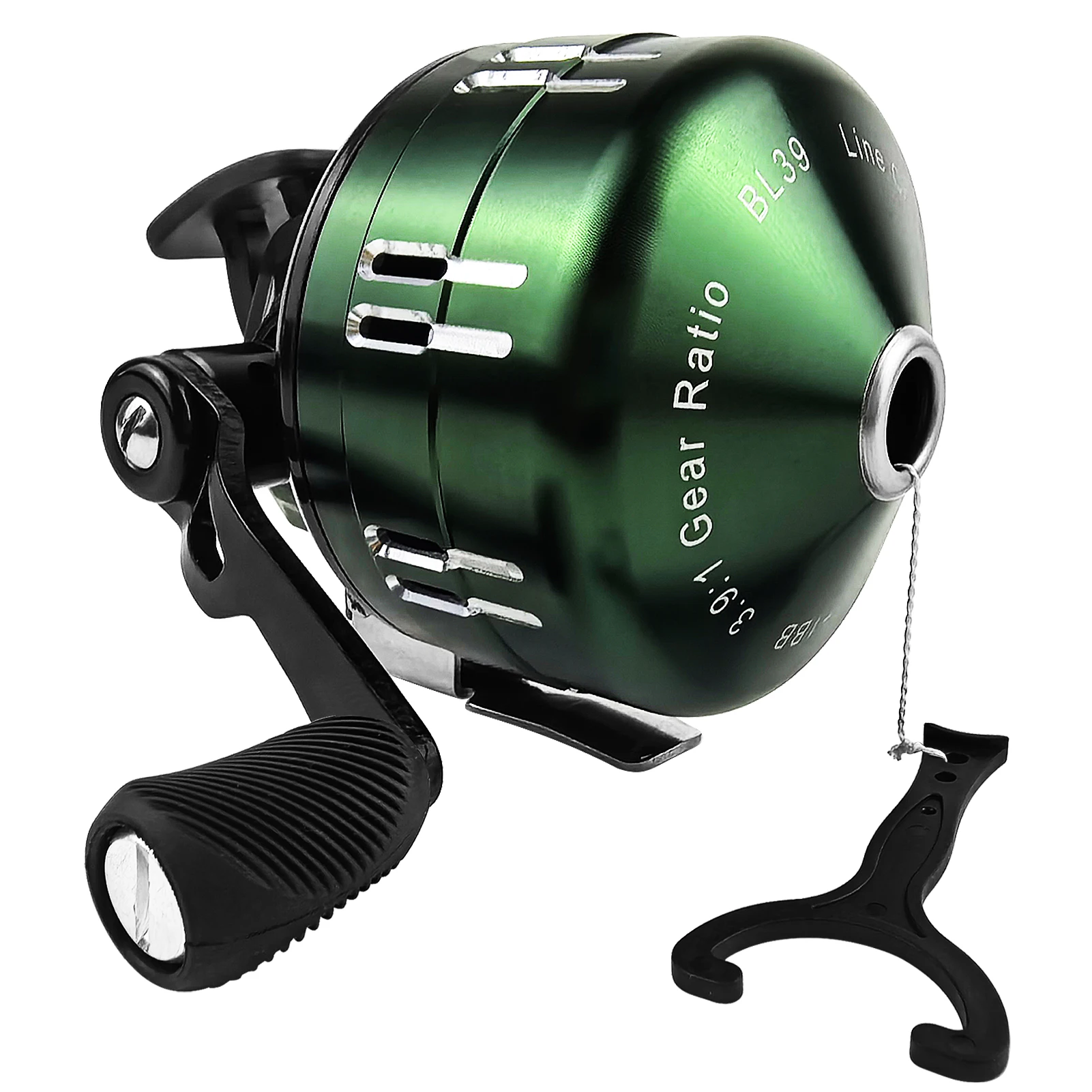 Carretilha de Pesca FREE FISHER, Carretilha de Metal Completo 7BB com Relação de Engrenagem 3.9:1, Carretilha de Arremesso de Iscas, Carretilha Spincast em Liga CNC, Carretilha de Spinning