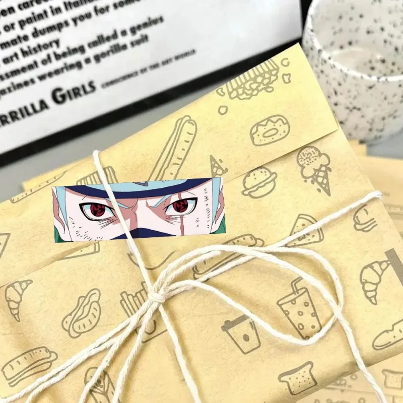 New NARUTO Uzumaki Naruto Hatake Kakashi Roll Creative Personality Sealing Sticker DIY Hand Ledger Mobile Phone Case Sticker - view 6