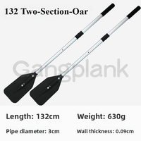 Fishing Boat Kayak Aluminum Alloy Paddle Speedboat Rubber Boat Nylon Manual Universal Paddle Oar