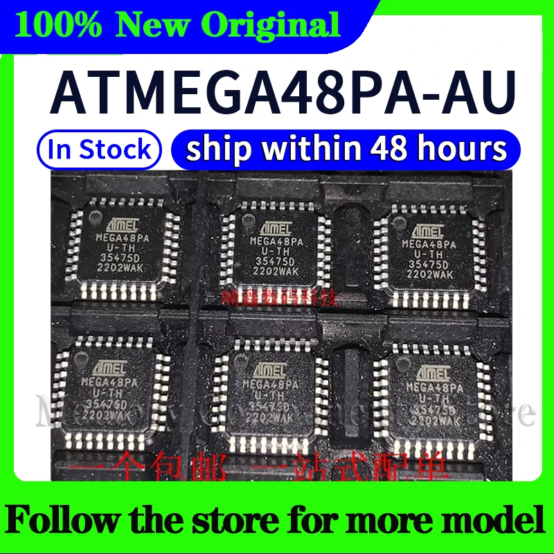 ATMEGA48PA-AU  Original  In stock 48 hours ship