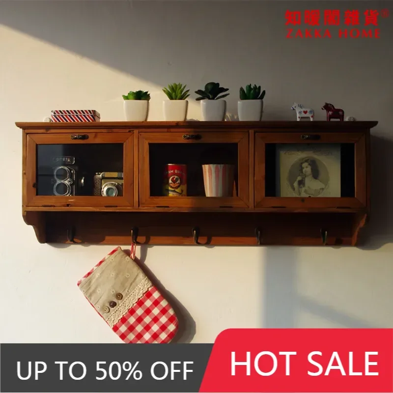 Miscellaneous Shelves Wooden Hanging Cabinets Closet Hangers Wall Hanging Do Old Retro Hooks Kitchen Cabinets Furniture