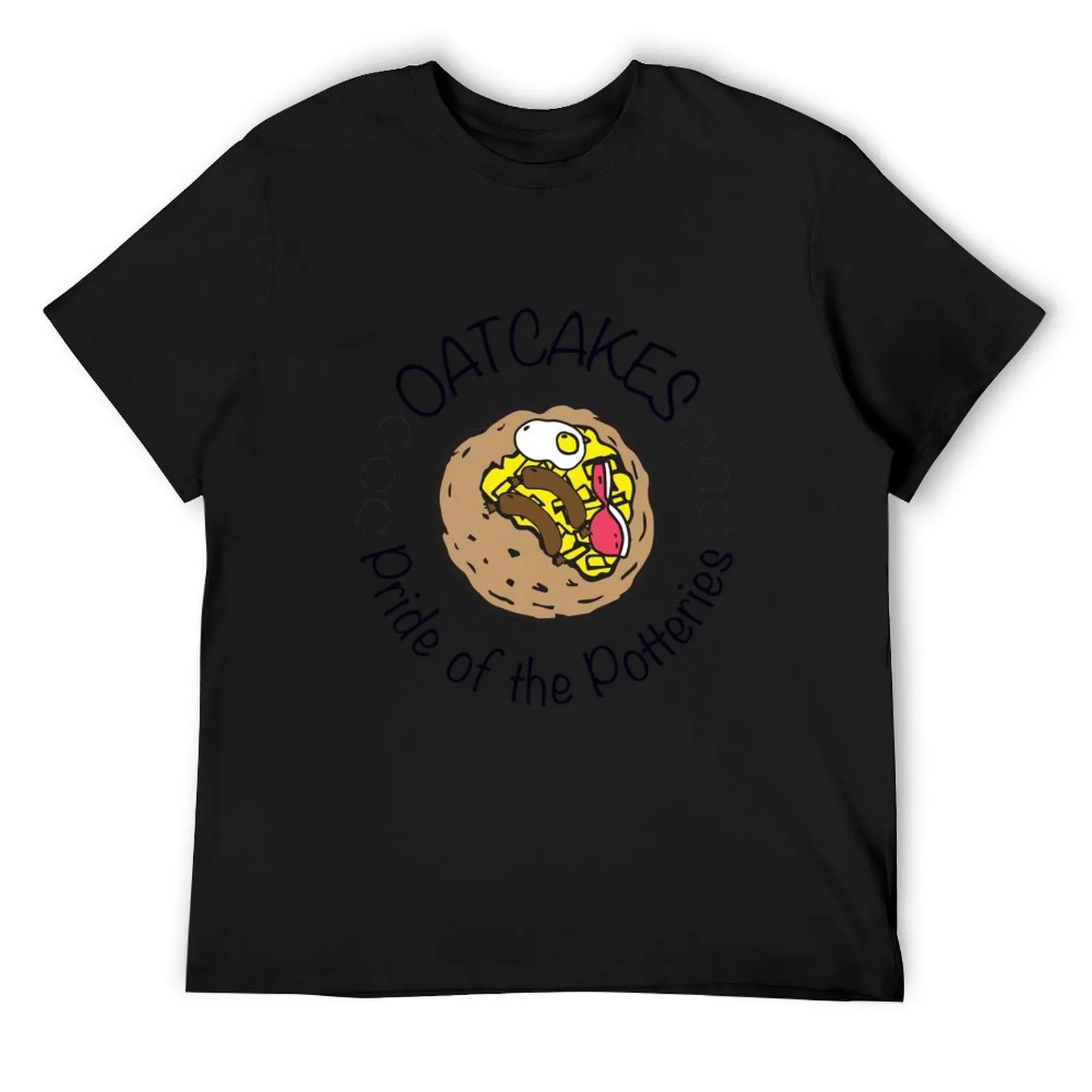 

Oatcakes, Pride of the Potteries, Illustrated Tribute T-Shirt blanks anime clothes luxury t-shirt Men's cotton t-shirt