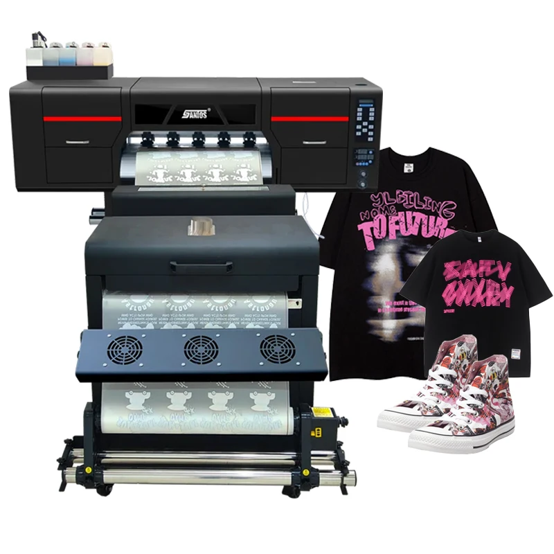 Wide a1 size dtf printer t-shirt dress printing machine for small business with dryer dtf printers