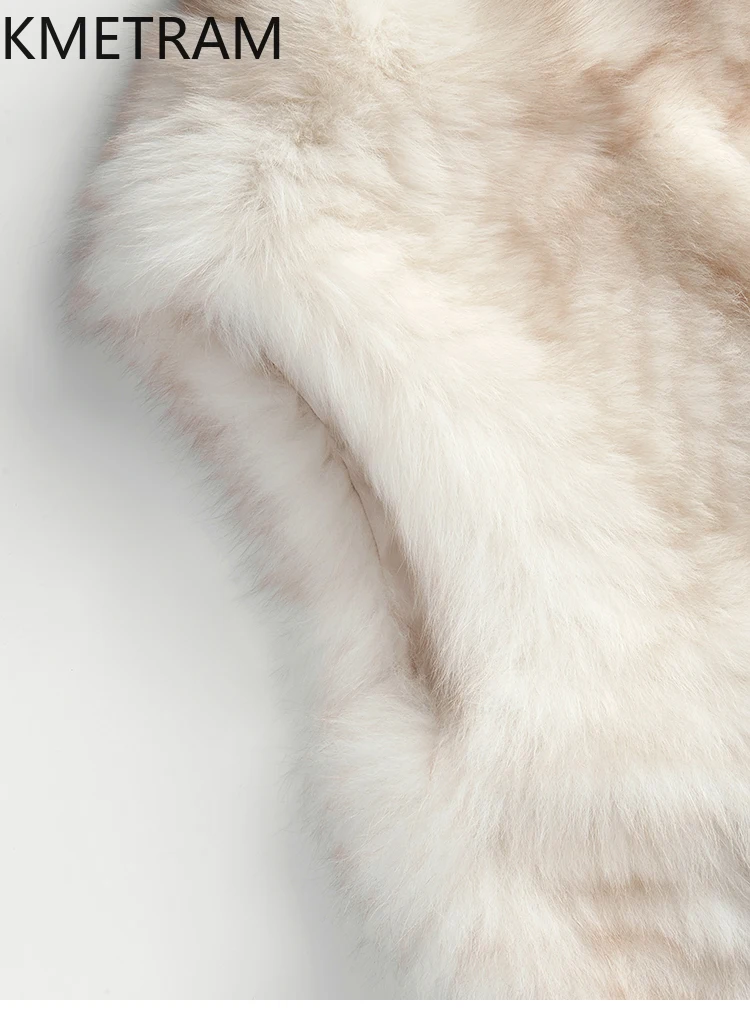 เสื้อกั๊กขนสุนัขจิ้งจอกแท้ 100% เสื้อคลุมขนสัตว์แท้สำหรับผู้หญิง หรูหรา แขนกุด เสื้อโค้ทขนสัตว์คุณภาพสูงสำหรับผู้หญิง เสื้อผ้าฤดูหนาว เสื้อกั๊กสั้น 2025 шуба женская