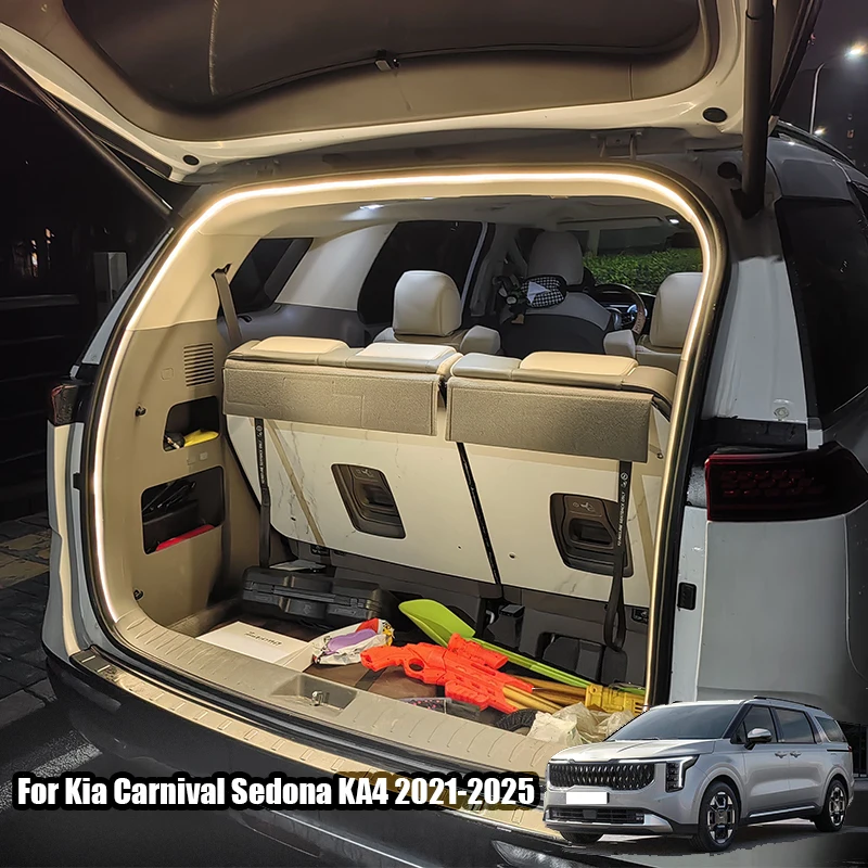 For Kia Carnival Sedona KA4 2020 2021 2022 2023 2024 2025 2026 Car trunk ambient light rear lighting interior modification parts