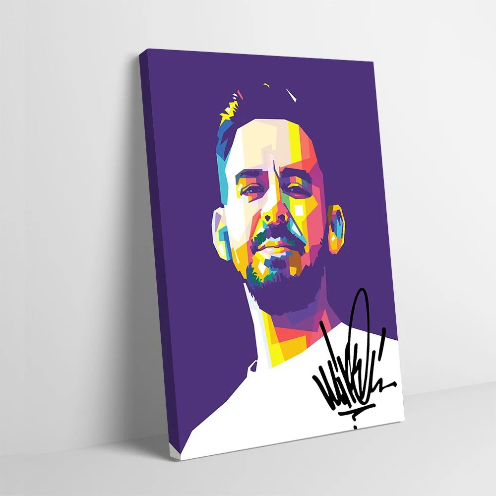 Mike Shinoda Poster Customizable Printed Canvas Painting for Pictures Wall Art Living Room Decorations Bathroom Decor Wand Deko