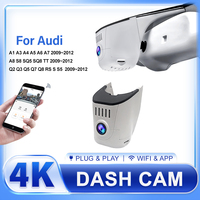 Dash Cam 4K Front Rear Dashcam OEM Plug Play HD For Audi A1 A3 A4 A5 A6 A7 A8 Q2 Q3 Q5 Q7 Q8 RS S S5 S8 SQ5 SQ8 TT 2009~2012