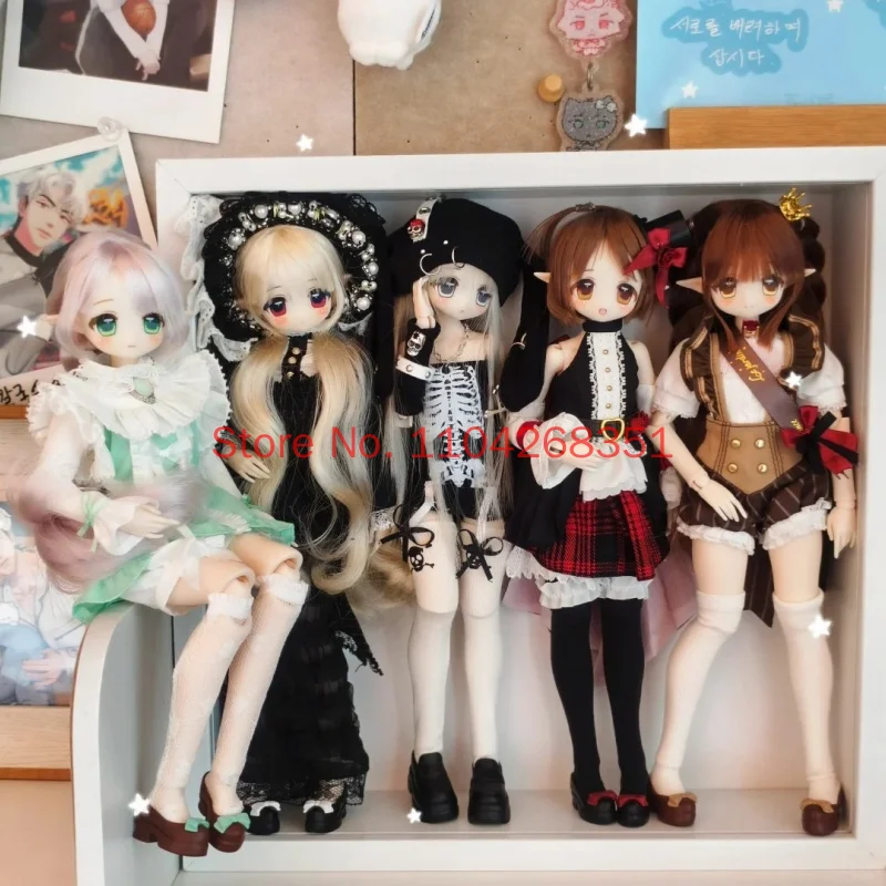 

In Stock Tiny 1/6 Bjd Akashic Records Series Blind Box Cute Action Figure Desktop Ornament Collection Model Doll Toy Trendy Gift