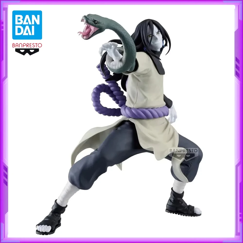 Original BANDAI BANPRESTO NARUTO VIBRATION STARS Orochimaru PVC Anime Figures Action Figure Model Toys Christmas Gifts