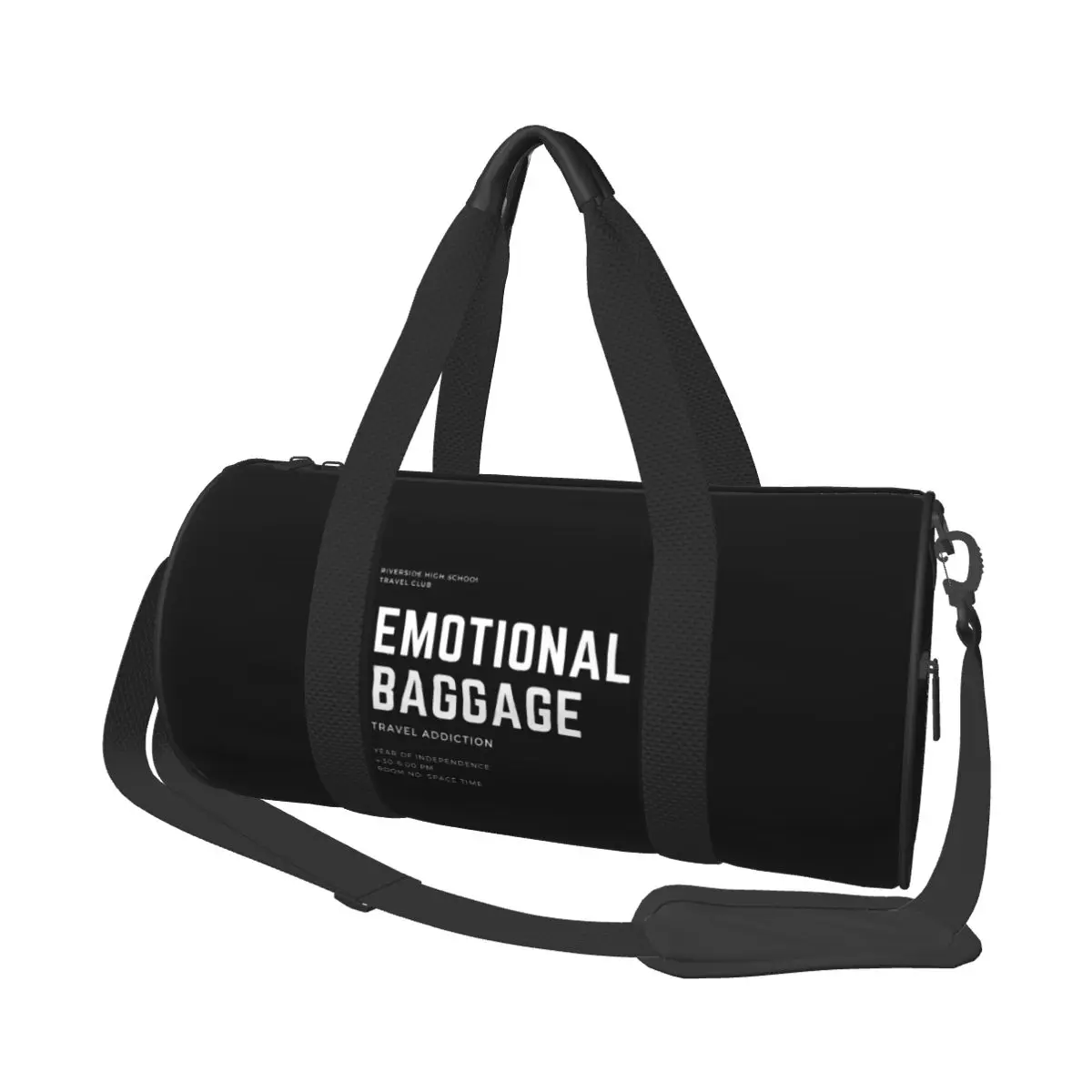 Bagagem emocional sacos de esportes moda desing viagem saco de ginásio grande capacidade bolsas gráficas casal personalizado fim de semana saco de fitness