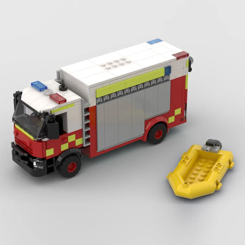 سرعة Hypercar نموذج MOC قوالب بناء الثقيلة الإنقاذ سيارة مطافئ وحدات التكنولوجيا الهدايا عطلة تجميع ألعاب أطفال البدلة