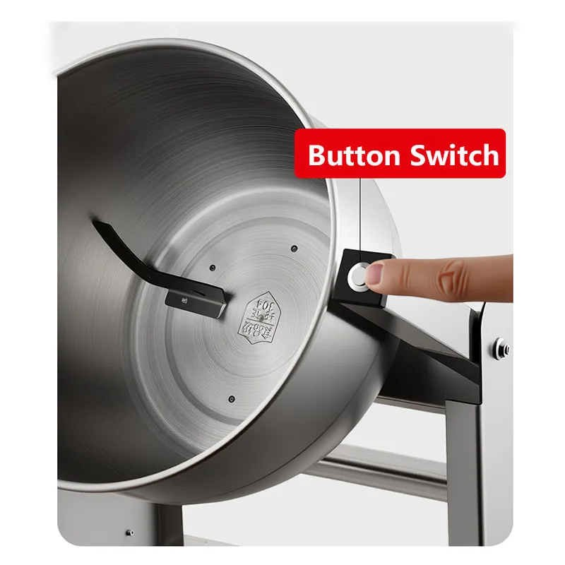 Automatic Food Seasoning Mixer Machine Potato Chips Seasoning Machine Cashew Nut Flavoured Snack Food Processing Blender