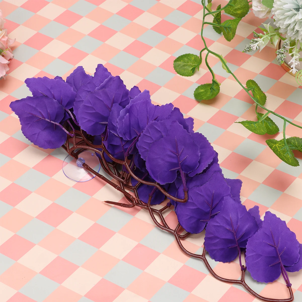 

Artificial Plant Decoration Lifelike Plants Creeper Vine Party Fake Container Leaf for Pet Nest