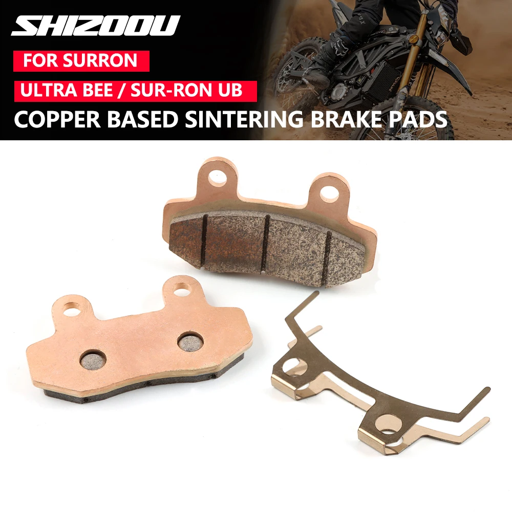 Vordere und hintere Bremsbeläge auf Kupferbasis, gesintert, für Surron Ultra Bee Dirt Bike, elektrisches Motorradzubehör, OEM Original