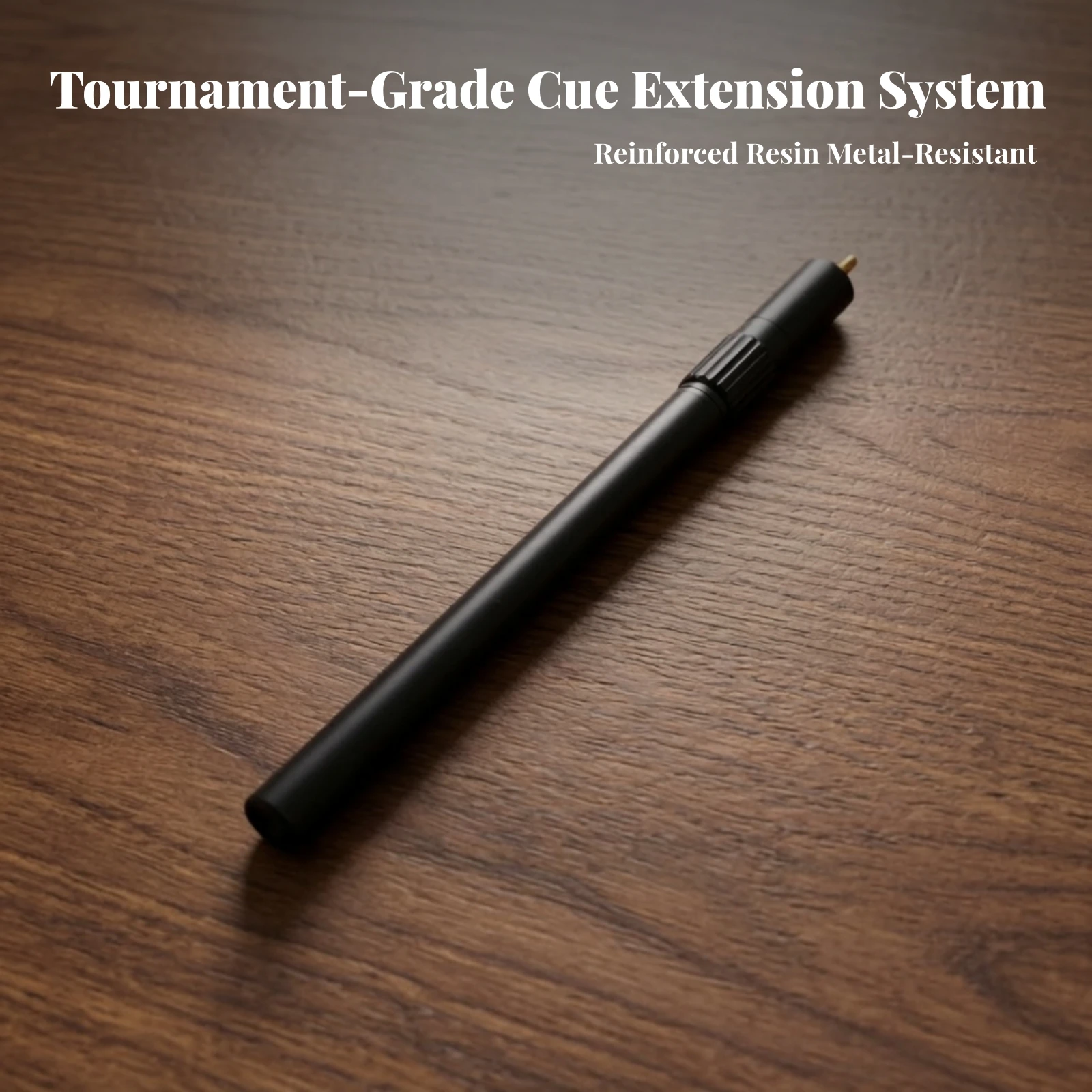 Billiard Cue Extender Extendable Telescopic Cue Extender Threaded Slip-Resistant for Snooker