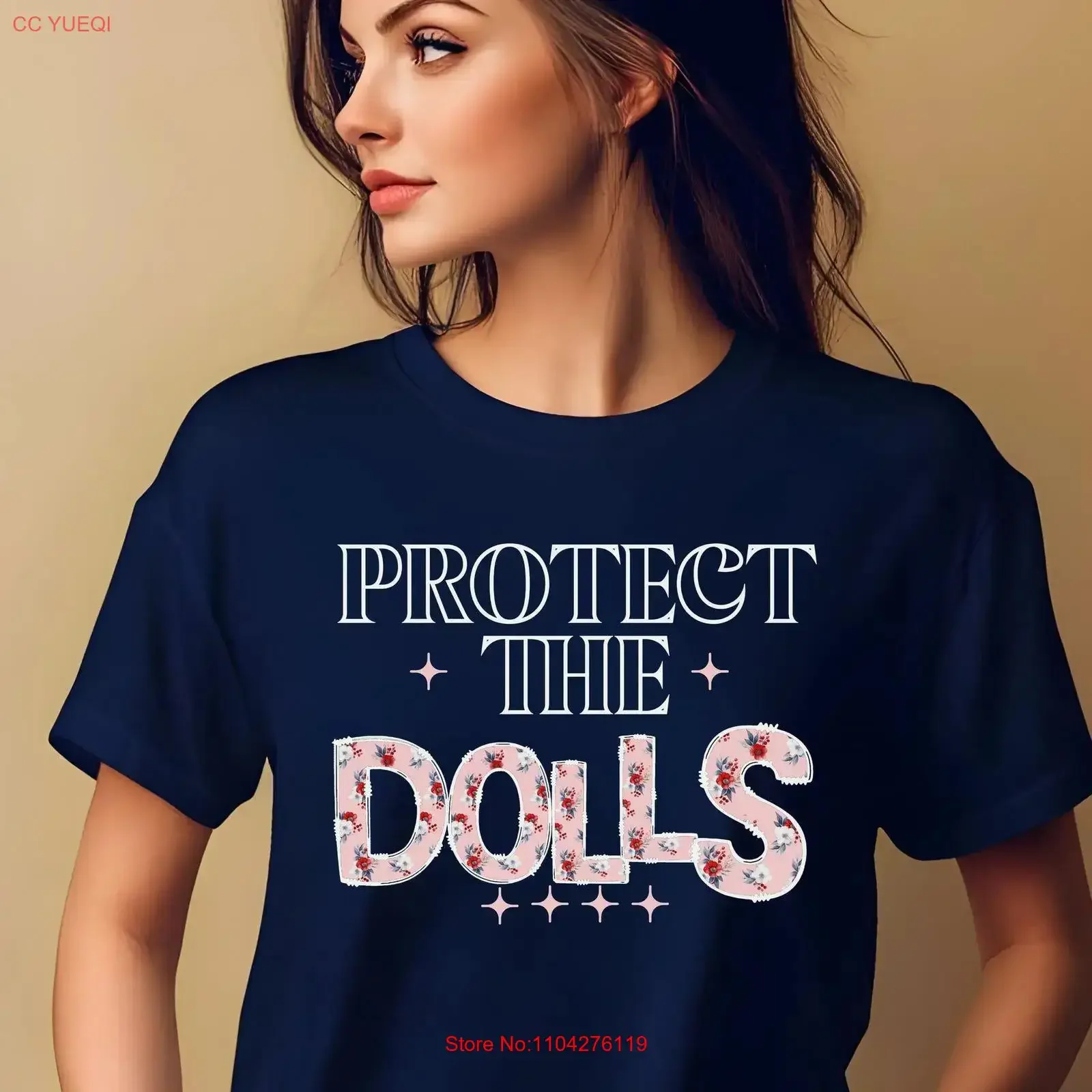 Protect The Dolls T shirt Feminist Floral Gender Equality Trans Pride Human Rights ActivisT vintage Washed streetwear Slightly