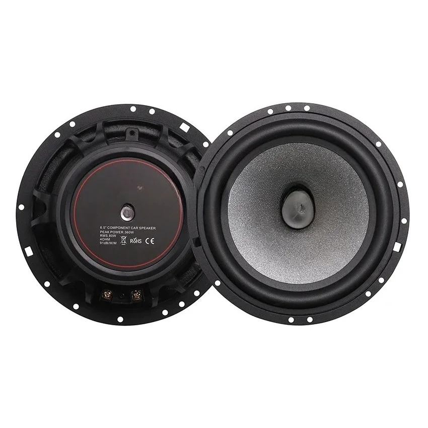 PZ-6508S Upgrade Hi-res 2- Way Component Car Audio Speakers with 360W Max Power Deep Bass Fully Midrange,Father's Day Gift