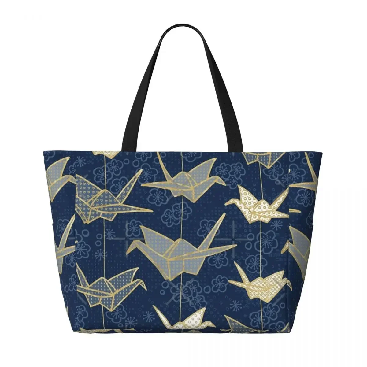 Sadako's Good Luck Cranes Beach Travel Bag, Tote Bag Popularna praktyczna sportowa torba na ramię Wielostylowy wzór