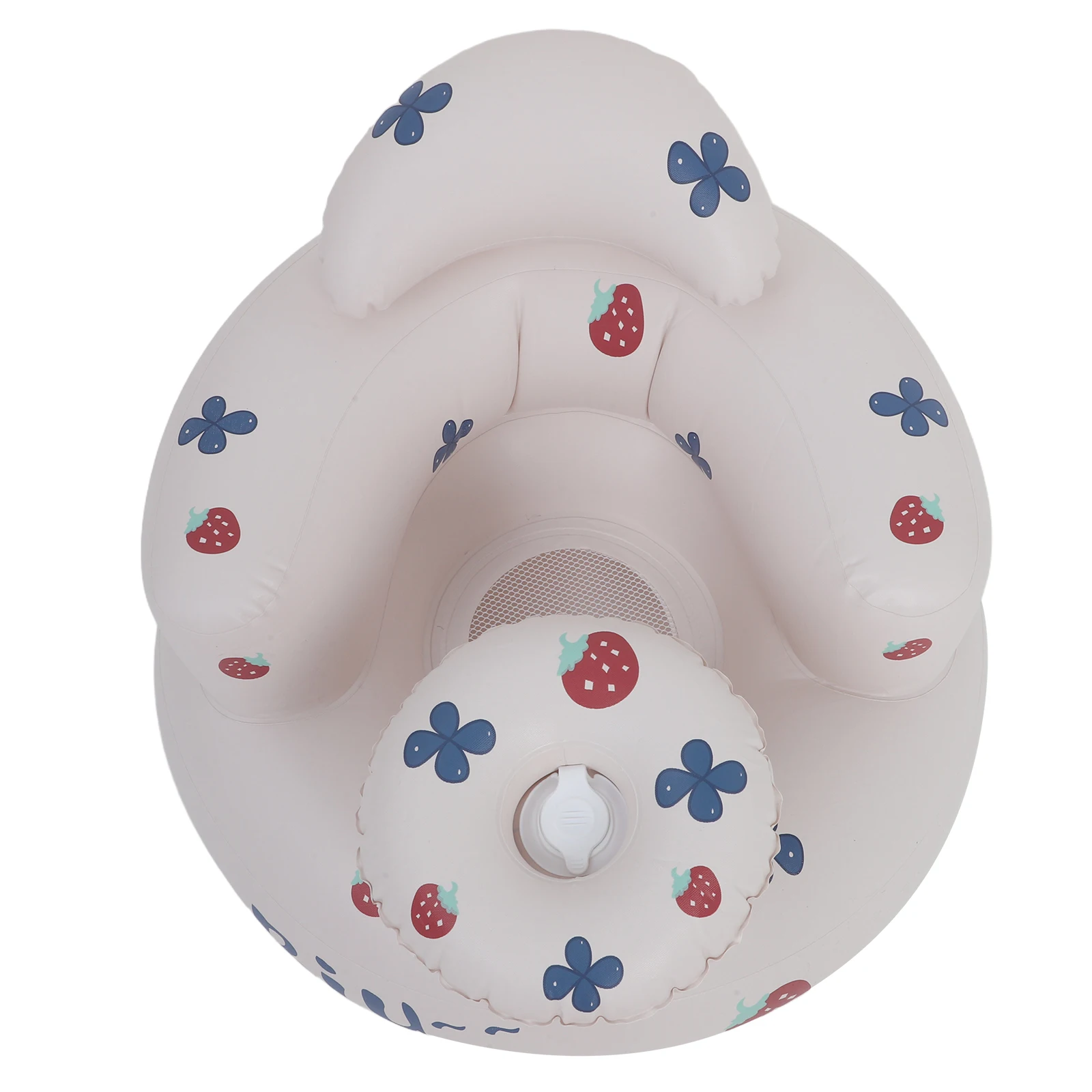 

Inflatable Baby Seat PVC Floor Chair Blow up Tray Portable Shower Ergonomic Design Built Pump Safety Comfort Non Slip