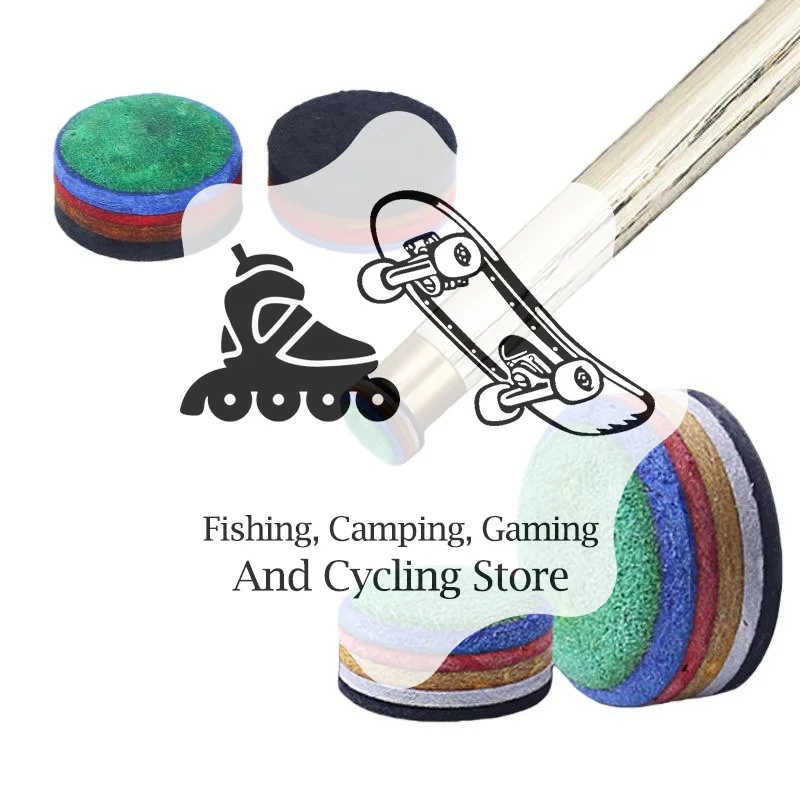 

High-Performance 1Pcs 11mm Rainbow Tips, 6 Layers of Durable Pigskin, Pro Billiard Pool Cue Tip Replacement, Snooker Item.