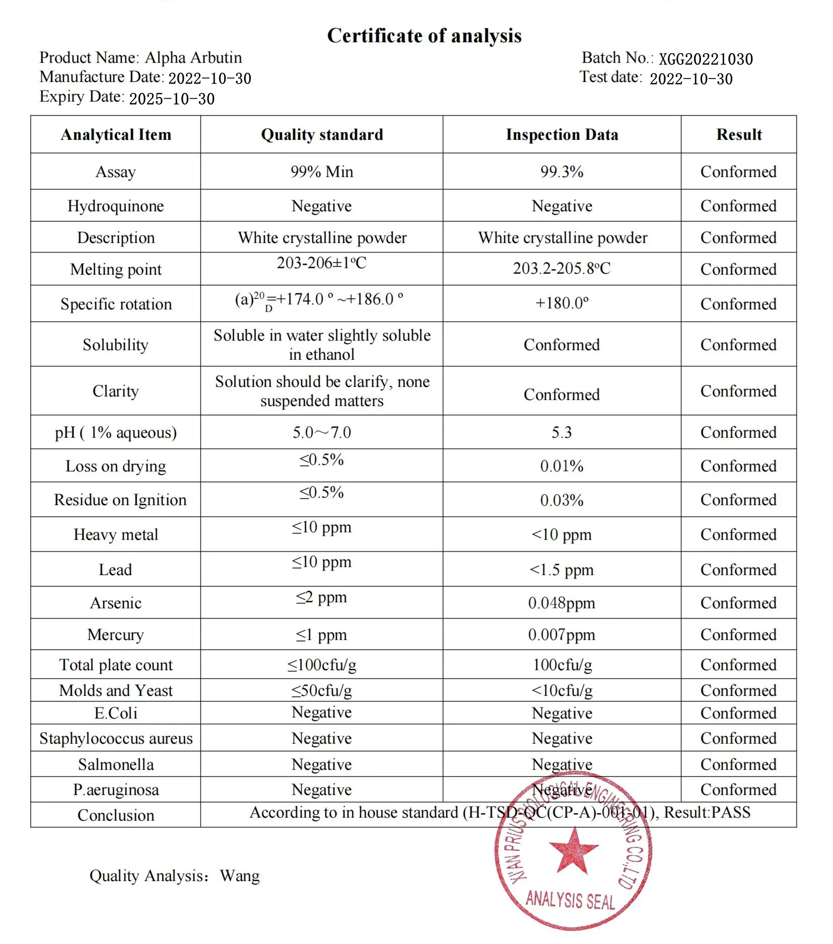 Premium AlphaArbutin Powder for Skin Whitening - 99% Purity Cosmetic Raw Material (Ship The Newest Produce Product)