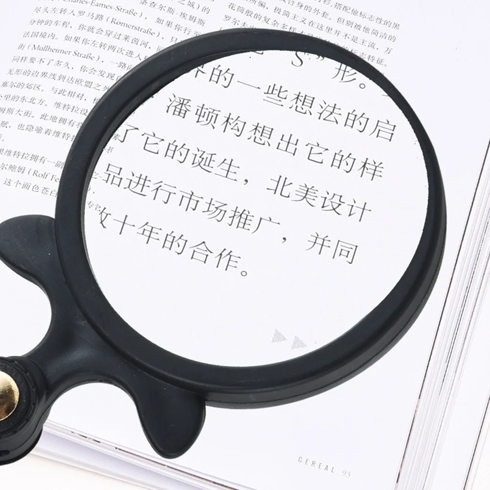 

1Pcs Portable 64mm Mini Magnifier Reading Magnifying Glass with Cover Lanyard for Students Elderly Newspaper Book