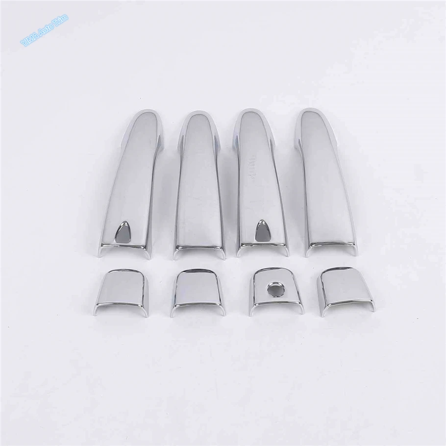 Shiny Style Auto Outside Door Pull Doorknob Handle Bowl Decor Panel ABS Accessories Cover Trim For Renault KADJAR 2016 - 2022