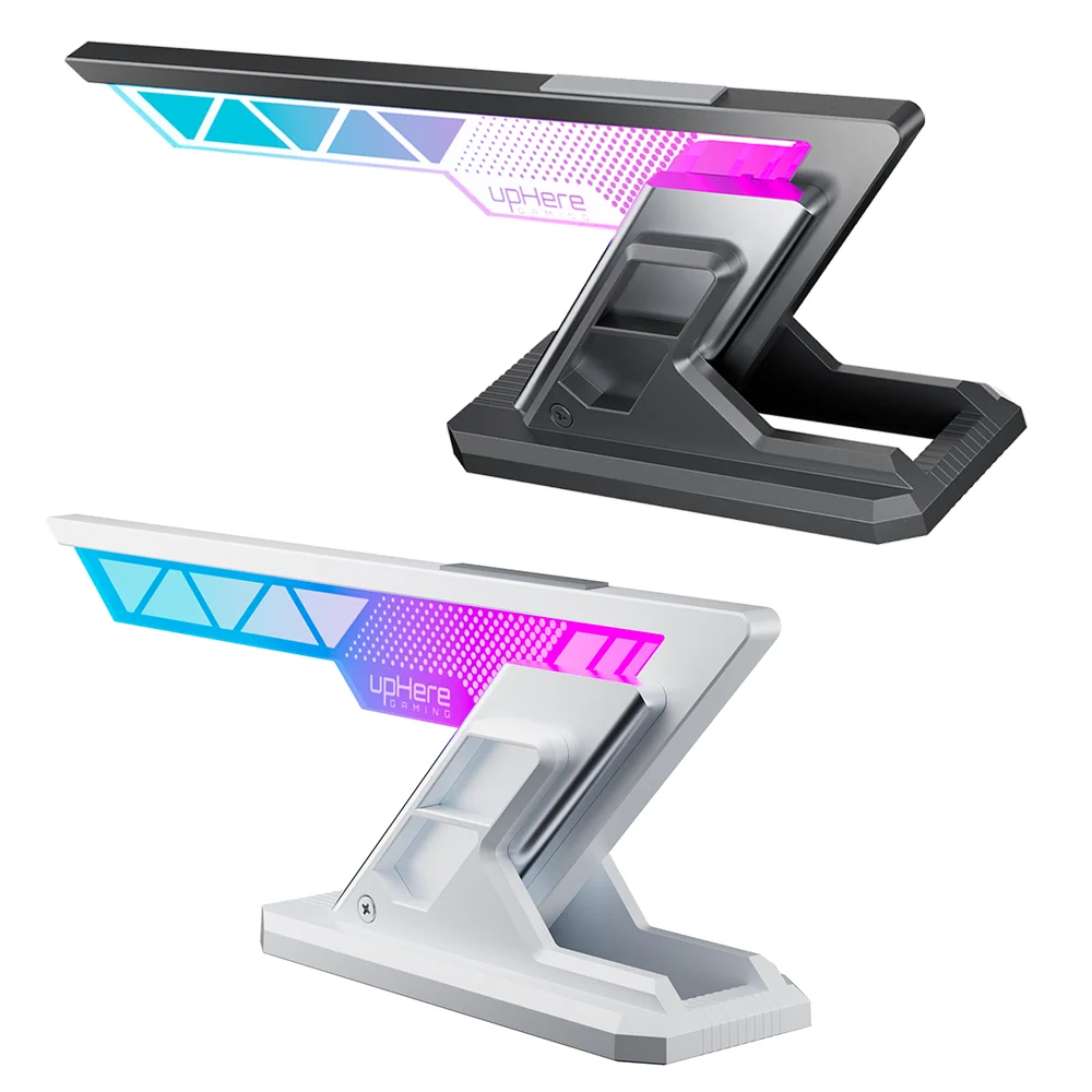 Aluminum Alloy ARGB GPU Support Bracket, Magnetic Base Adjustable Height Anti-Sag GPU Holder, 5V 3Pin Aura Sync Graphics Card St - view 3