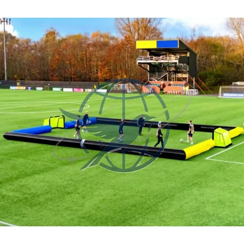 Inflatable 3v3 Inflatable Soccer Pitch Football Pitch for Outdoor Sport Arena Movable Court Equipment