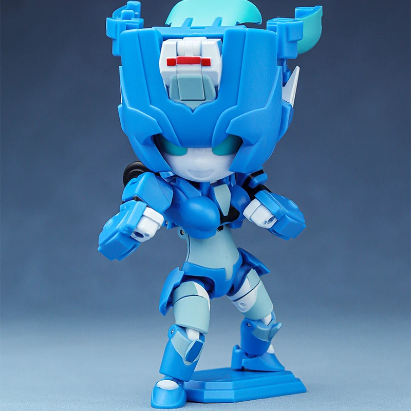 Magisches quadratisches MS-TOYS mukudo MS-G03 blaubeer mädchen chromia msg03 transformation spielzeug der dritten partei mini action roboter figur auf lager