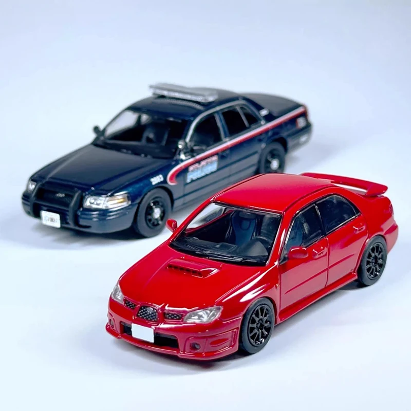 Rollin/Furuya Diecast 1:64 Scale Crown CV/Subaru Impreza Car Alloy Set Car Model Adult Children Collection Souvenir Gift Display
