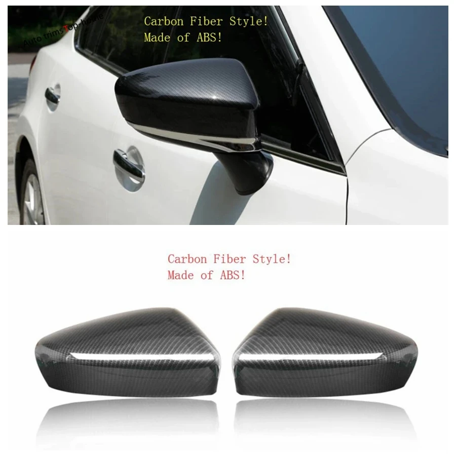 Outside Door Side Wing Rearview Mirror Protector Shell Cover Sticker Trim Car Styling Accessories Fit For Mazda 6 2013 - 2017