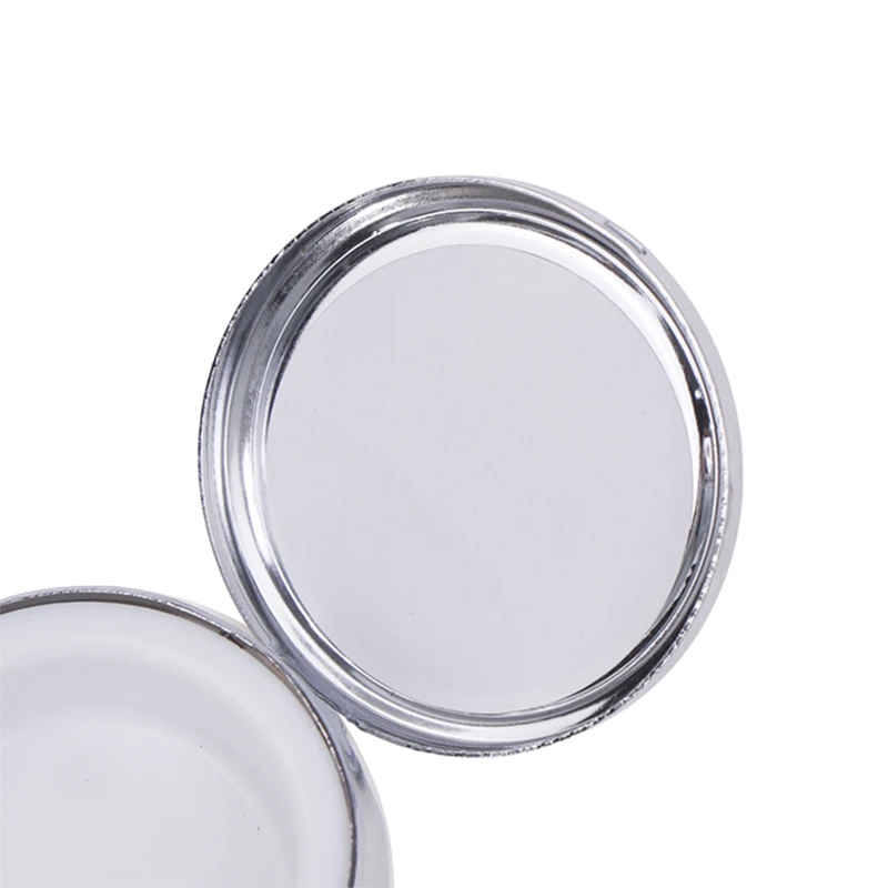 

Stainless Steel Round Pill Box – Durable Medication Organizer and Storage Container with Compartmentalized Design