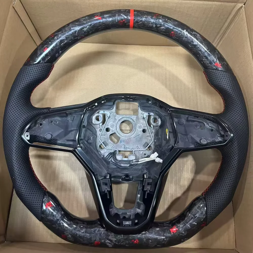 

Для VW Golf MK8 GTI RLine MK8 рулевое колесо из углеродного волокна по индивидуальному заказу без функции подогрева в сборе
